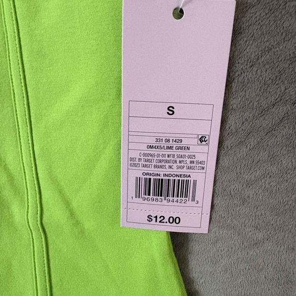 Wild Fable Women's Size Small Lime Green Sleeveless Seamed Bodycon Dress NWT - Picture 7 of 15